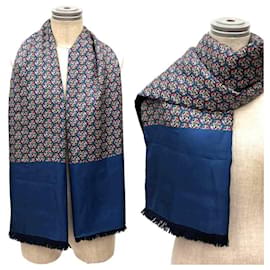 Hermès Stola reversibile in seta e angora Hermes