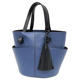 Tod's Leder Tote Bag in Blau