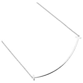 Collana Tiffany & Co. T Smile Large in oro bianco 18K