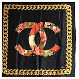 Chanel Schal Schwarz