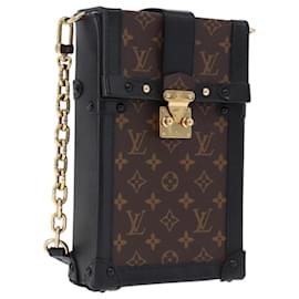 LOUIS VUITTON Monogram Pochette Trunk Vertical Shoulder Bag M63913 Auth ka5398M