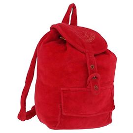 Sac à dos Gianni Versace Pile Red Silver Auth hk3931