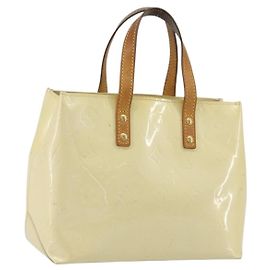 LOUIS VUITTON Monogram Vernis Reade PM Hand Bag Gris M91145 LV Auth ep15498