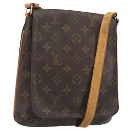 LOUIS VUITTON Borsa a tracolla Monogram Musette Salsa M51387 LV Auth 194008