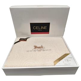 Céline Baumwoll-Bettlaken beige