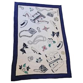 Serviette de plage vintage Chanel 1994 Karl Lagerfeld