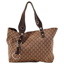 Borsa Tote in tela monogramma Gucci