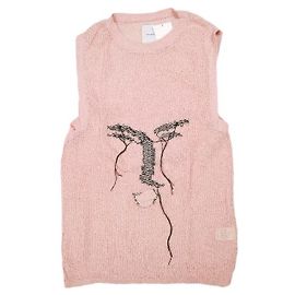 Autre Marque Strickweste Kota Gushiken Tarotisse Face Waistcoat
