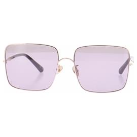 Nina Ricci Sonnenbrille quadratisch lila Metall