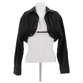 Jacquemus Machou Hemd schwarz Baumwolle