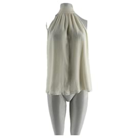 Top de seda LILYSILK beige - Autre Marque