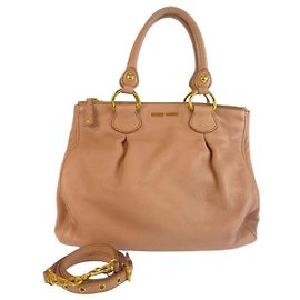 Miu Miu Borsa 2way in pelle Vitello rosa