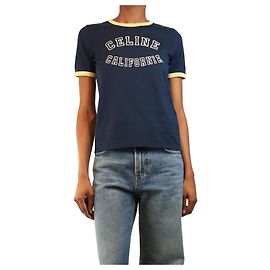 Céline T-shirt blu navy - taglia S