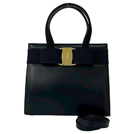 Borsa a mano in pelle Vara Ribbon Salvatore Ferragamo