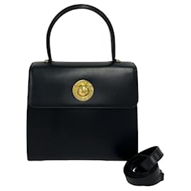 Bolso de hombro de cuero Celine Vintage Starball Logo Hardware - Céline