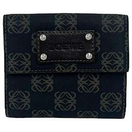 Cartera de piel con logotipo Anagram de Loewe