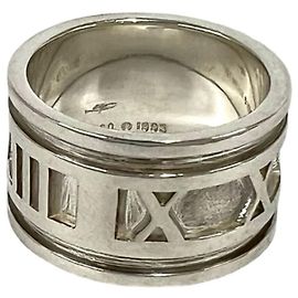 Tiffany & Co Anello Tiffany Vintage Wide Atlas Band in Argento 925