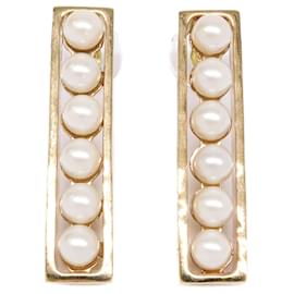 Orecchini a lobo placcati in oro Chanel