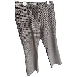 Autre Marque Calças de lã PT Torino padrão pied-de-poule