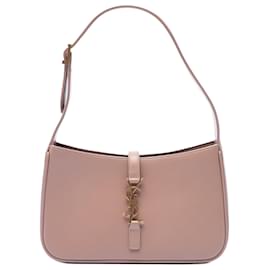 Saint Laurent Le 5 a 7 in pelle liscia marrone