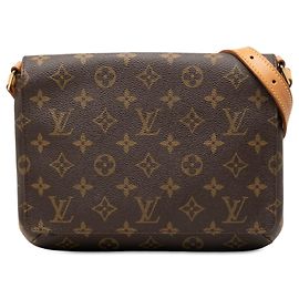 Louis Vuitton Musette Tango con tracolla corta monogramma marrone