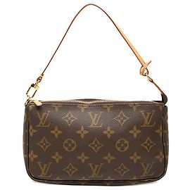 Louis Vuitton Marrom Monogram Pochette Accessoires