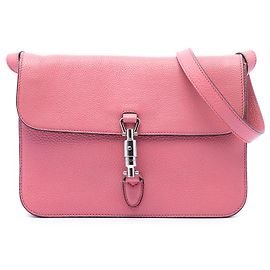 Borsa Gucci Pink Calfskin Soft Jackie Convertable Crossbody
