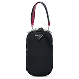 Portatitolo cargo mini Tessuto nero Prada