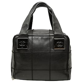 Borsa Chanel Black Chocolate Bar Stitched Caviar
