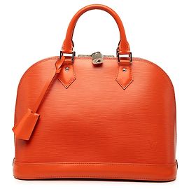 Louis Vuitton Orange Epi Alma PM