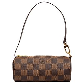 Louis Vuitton Marrom Damier Ebene Papillon Pochette