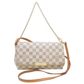 Louis Vuitton White Damier Azur Favorite MM