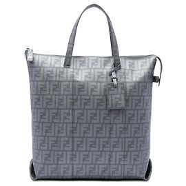 Fendi Gray Zucca Spalmati Tote