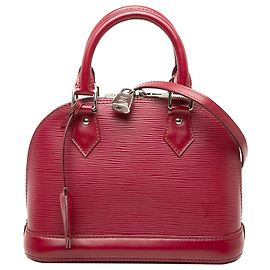 Louis Vuitton Red Epi Alma BB