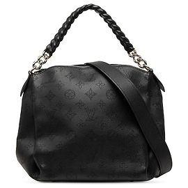 Louis Vuitton Black Monogram Mahina Babylone Chain BB