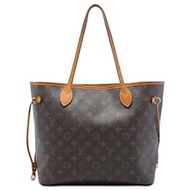 Louis Vuitton Marrone Monogram Neverfull MM
