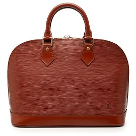 Louis Vuitton Alma PM in Epi marrone