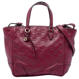 Borsa Gucci Red Small Guccissima Bree