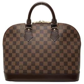 Louis Vuitton Marrone Damier Ebene Alma PM