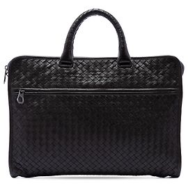 Borsa Business in nappa intrecciato marrone Bottega Veneta