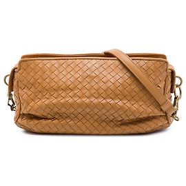 Bottega Veneta Braun Nappa Intrecciato Crossbody