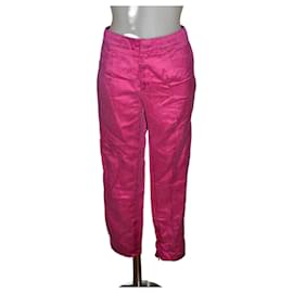Gucci Pantalones en Mezcla de Seda Rosa