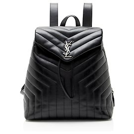 Zaino Saint Laurent Matelasse Calfskin Monogram LouLou Medium