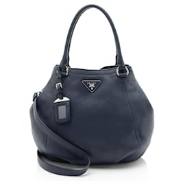 Vitello Daino Shopping Tote Prada