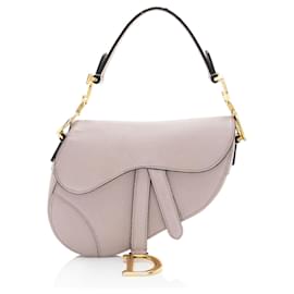 Mini borsa Saddle in pelle di vitello granulata Dior