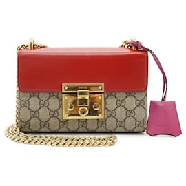 Borsa a tracolla in tessuto Gucci Padlock