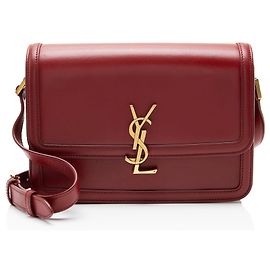 Borsa a tracolla Saint Laurent Monogram Solferino Medium in pelle di vitello