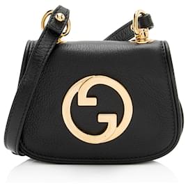 Gucci Blondie Kartenetui aus Leder mit Riemen