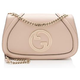 Borsa a tracolla Gucci Leather Blondie Chain Medium