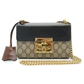 Borsa a tracolla in tessuto Gucci Padlock